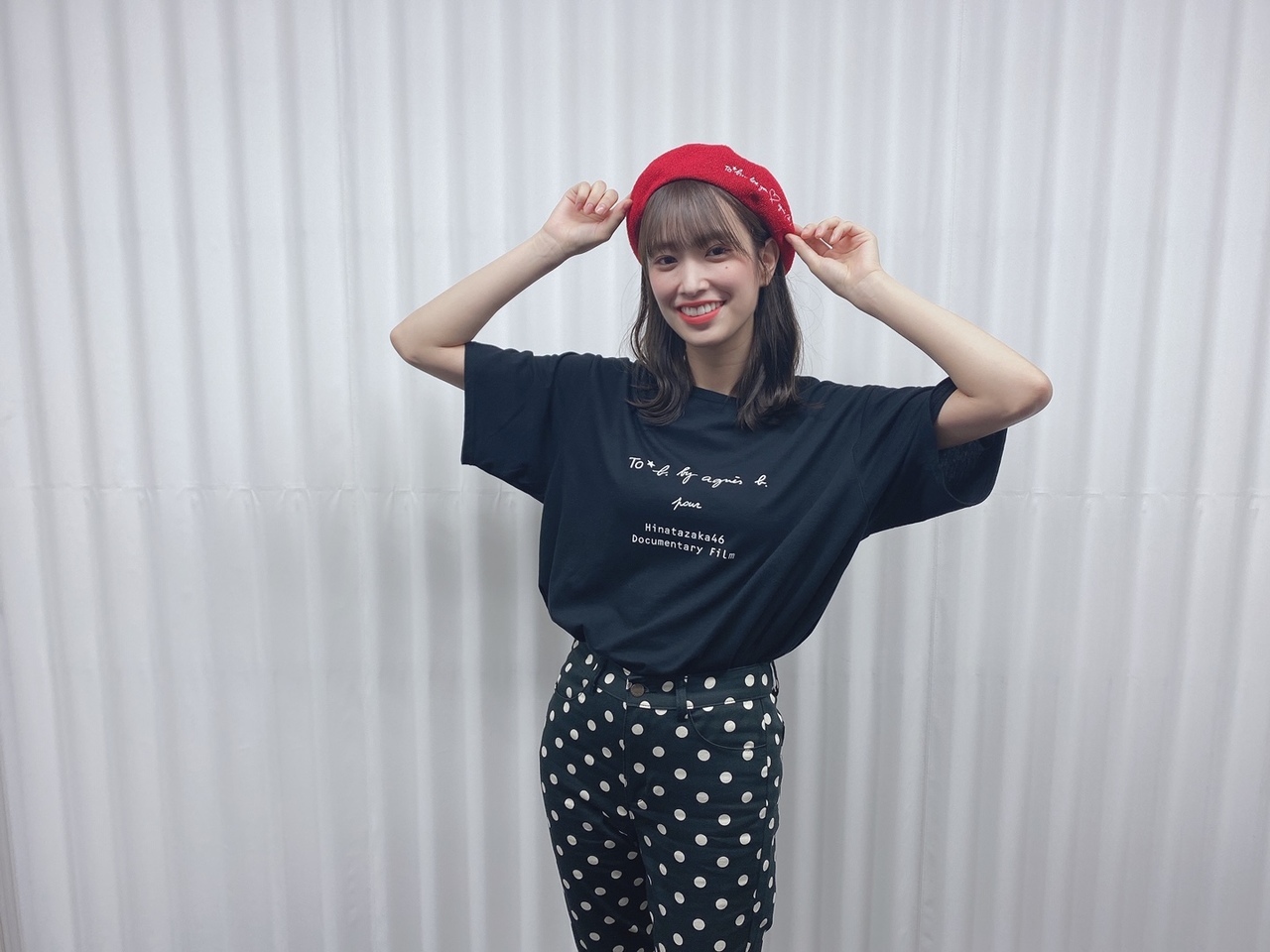 日向坂46 アニエスベー　Tシャツ 限定1000枚　黒　Lサイズ　３年目デビュー